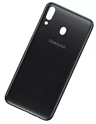 Задняя крышка корпуса Samsung Galaxy M20 2019 M205 Charcoal Black - миниатюра 2