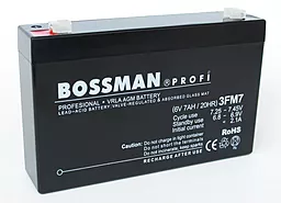 Акумуляторна батарея Bossman Profi 6V 7Ah (3FM7)