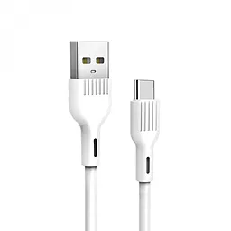 USB Кабель SkyDolphin S03T USB to Type-C White (USB-000419)