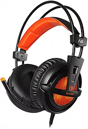 Навушники Sades A6 7.1 Virtual Surround Black/Orange (SAA6BOU)