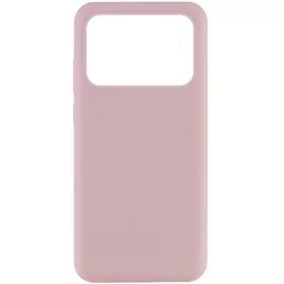 Чехол Lakshmi Silicone Cover Full Camera для Xiaomi Poco X6 Pro Pink Sand