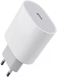 Мережевий зарядний пристрій Siyoteam 20w PD USB-C fast charger white