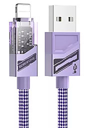 USB Кабель Borofone BU42 Octavia 12w 2.4a 1.2m Lightning cable purple