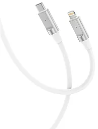 Кабель USB PD XO NB-Q252A 27w 3a USB Type-C - Lightning cable white
