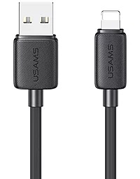 Кабель USB Usams US-SJ689 12w 2.4a Lightning cable black