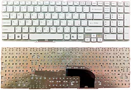 Клавіатура для ноутбуку Sony E15 E17 SVE15 SVE17 без рамки  White