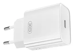 Мережевий зарядний пристрій XO CE15 20w PD USB-C home charger white