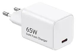 Сетевое зарядное устройство с быстрой зарядкой 4U GaN 65W USB-C fast charger white (YD-65LUC1) - фото Сетевое зарядное устройство с быстрой зарядкой 4U GaN 65W USB-C fast charger white (YD-65LUC1)