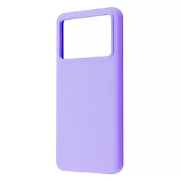 Чехол Wave Full Silicone Cover для Xiaomi Poco X6 Pro 5G  light purple