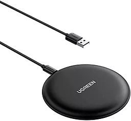 Беспроводное (индукционное) зарядное устройство Ugreen CD186 15w wireless charger black (15112)