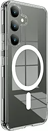 Чехол Original with MagSafe для Samsung Galaxy S24/S921 Transparent