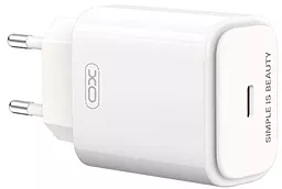 Мережевий зарядний пристрій XO L90B 20w PD USB-C home charger white