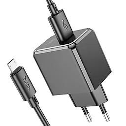 Сетевое зарядное устройство Hoco CS11A 2.1a home charger + micro USB cable black
