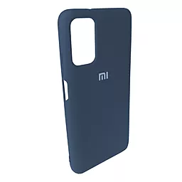Чехол Silicone Case Full для Xiaomi Redmi 10 Navy Blue