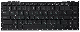 Клавіатура для ноутбуку Asus U33 U43 без рамки чорна