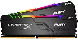 Оперативная память Kingston DDR4 32GB (2x16GB) 2666MHz HyperX Fury RGB (HX426C16FB4AK2/32)