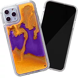 Чехол Epik Neon Glow (светится в темноте) для Apple iPhone 11 Pro Max Purple, Orange