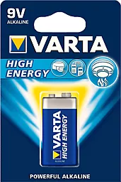 Батарейки Varta 6LR61 (крона) High Energy 1шт 9 V
