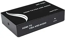 Відео перехідник (адаптер) HDMI to VGA + mini-Jack (3.5 mm) MT-VIKI - фото Відео перехідник (адаптер) HDMI to VGA + mini-Jack (3.5 mm) MT-VIKI