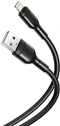 USB Кабель XO NB212 10.5w 2.1a Lightning cable Black
