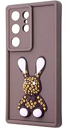 Чехол Pretty Things Case для Samsung Galaxy S24 Ultra  brown/rabbit