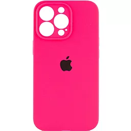 Чехол Silicone Case Full Camera для Apple iPhone 13 Pro Barbie Pink