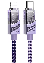 Кабель USB PD Borofone BU42 Octavia 27w 3a 1.2m USB Type-C - Lightning cable purple