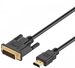 Відеокабель MediaRange HDMI - DVI М-М 2 м 24+1 Black (MRCS132)