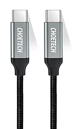USB PD Кабель Choetech 1.8M USB Type C - Type C Cable Black