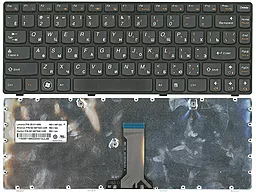 Клавіатура для ноутбуку Lenovo B470 G470 G470AH G470GH G475 V470 V470c Z470 Z475 Frame  чорна