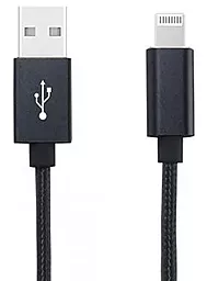 USB Кабель Jellico GS-10 12w 3.1a Lightning cable black