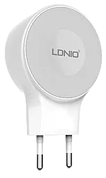 Сетевое зарядное устройство LDNio A2269 2.1a home charger + micro USB cable white