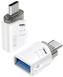 OTG-переходник XO NB256B M-F USB Type-C -> USB-A White