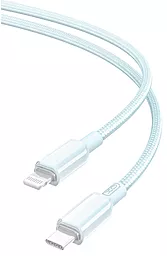 Кабель USB PD XO NB-Q250A 27w 3a USB Type-C - Lightning cable blue
