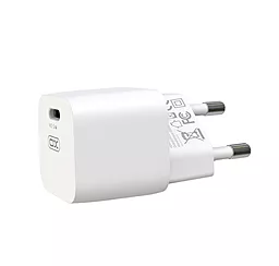 Сетевое зарядное устройство XO CE01 20w PD USB-C home charger white
