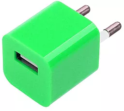 Сетевое зарядное устройство Siyoteam VD05 1a home charger cube green