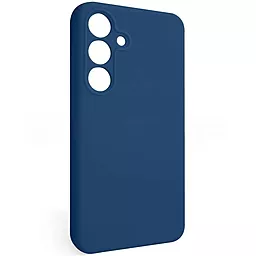 Чехол Silicone Case Full для Samsung Galaxy S24/S921 Blue Cobalt