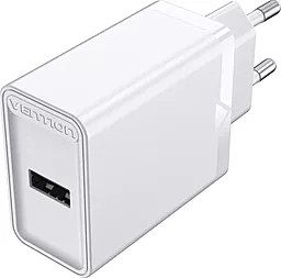 Мережевий зарядний пристрій Vention 2.4a home charger white (FAAW0-EU)