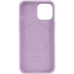 Чехол Apple Leather Case with MagSafe for iPhone 13 Pro Elegant Purple - миниатюра 2
