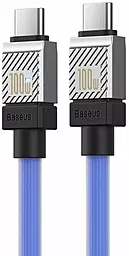Кабель USB PD Baseus CoolPlay Series 100W 2M USB Type-C - Type-C cable blue (CAKW000303)