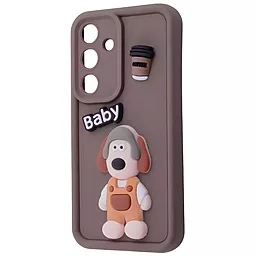 Чехол Pretty Things Case для Samsung Galaxy S23 FE brown/baby