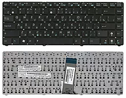 Клавіатура для ноутбуку Asus EEE PC 1201 1215 1225 U20 VX6 Eee PC Lamborghini без рамки чорна