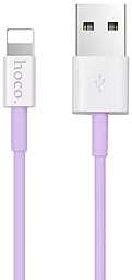 USB Кабель Hoco X8 Lightning  Lavander Purple