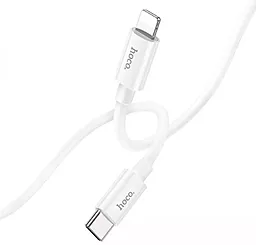 Кабель USB PD Hoco X87 Magic Silicone 20W USB Type-C - Lightning Cable White - миниатюра 2