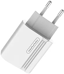 Сетевое зарядное устройство WUW C141 20w PD USB-C/USB-A ports charger white - миниатюра 5