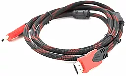 Відеокабель HDMI М-М з обплетенням 1.2м 1TOUCH - фото Відеокабель HDMI М-М з обплетенням 1.2м 1TOUCH