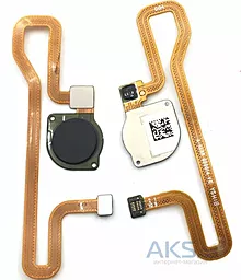 Шлейф Huawei Honor 7A Pro (AUM-L29 / AUM-L41) / Y6 2018 (ATU-L21 / ATU-L22) / Y6 Prime 2018 (ATU-L31 / ATU-L42) зі сканером відбитка пальця, Original Black