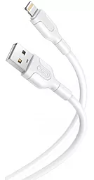 USB Кабель XO NB212 10.5w 2.1a Lightning cable White