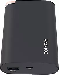 Повербанк Solove AirS 8000mAh External Normal edition Black - миниатюра 5