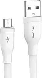 USB Кабель Proove Flat Out 12W 2.4A micro USB Cable White
